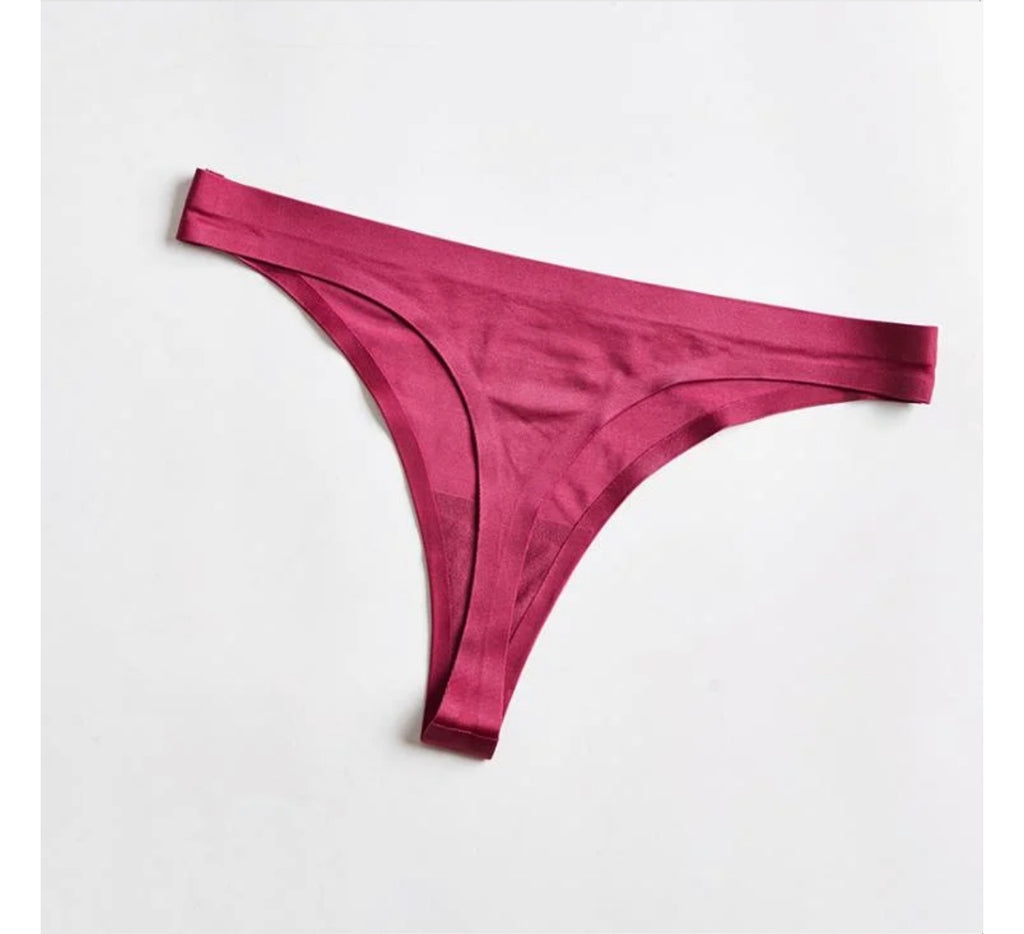 Pink seamless thong discount