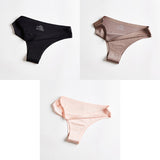 3-Pack Seamless Ice Silk Women Undies
