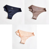 3-Pack Seamless Ice Silk Women Undies