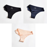 3-Pack Seamless Ice Silk Women Undies