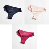 3-Pack Seamless Ice Silk Women Undies