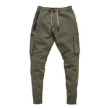 Versatile Multi-pocket Joggers Sweatpants