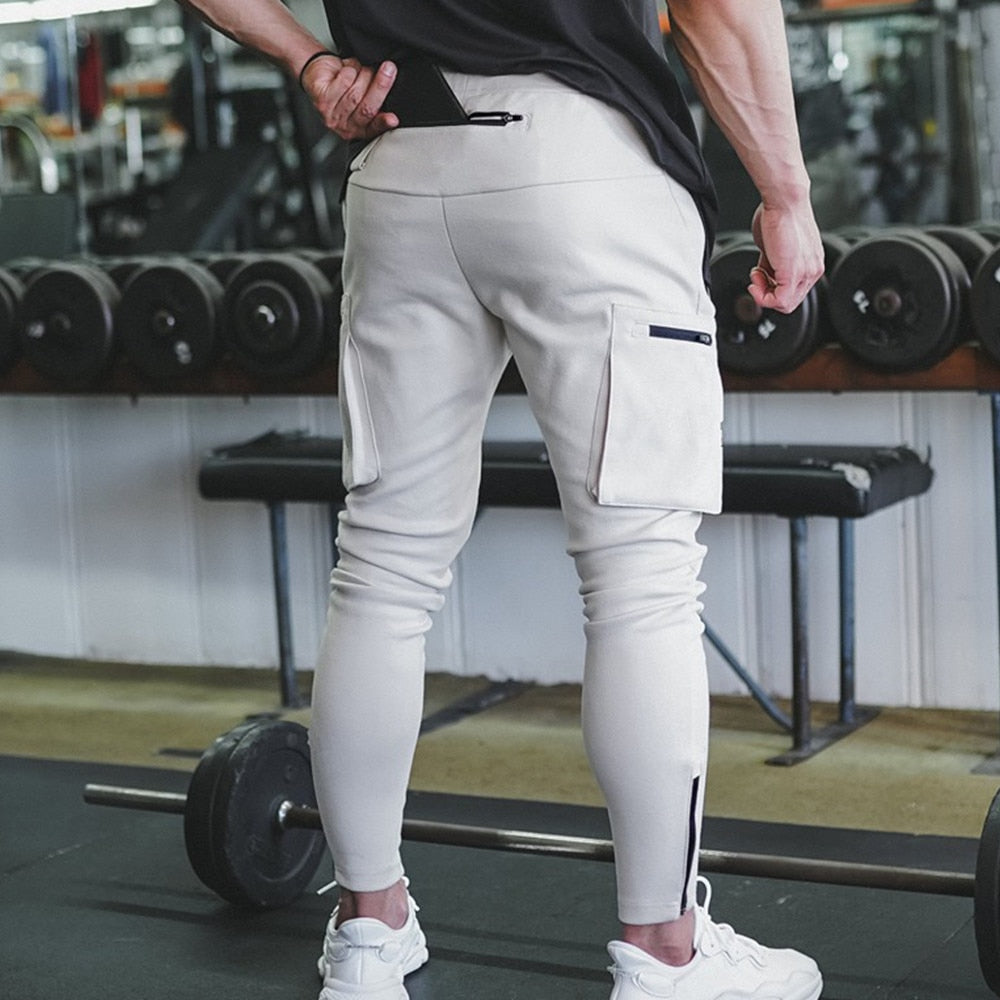 Versatile Multi pocket Joggers Sweatpants Indigen
