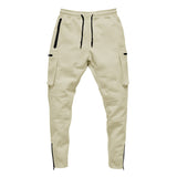 Versatile Multi-pocket Joggers Sweatpants